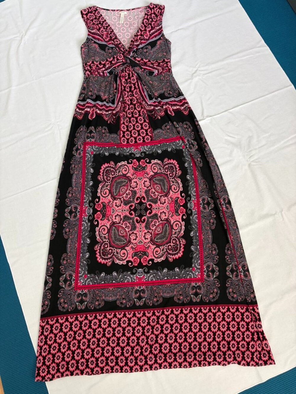 Soma Geometric Sleeveless Maxi Dress
